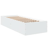 Bed Frame without Mattress White 100x200 cm 3281049