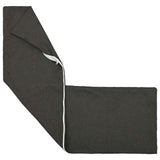 Cushion with Pillow HEERLEN 2 pcs Dark Grey Fabric 926068
