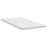 Mattress Topper White 120 x 200 x 6 cm Jaquard Fabric 4106181