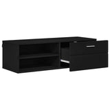 Wooden Cabinet Black 100.5 x 39 x 30 cm Engineered Wood 880242