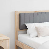 Upholstered Headboard Brown 180 cm Solid Pine Wood 879049
