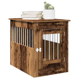 Dog Crate Furniture Old Wood 55x80x68 cm Engineered Wood 857642