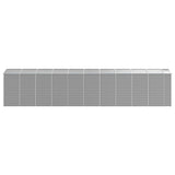 Garden Shed Light Grey 191x895x198 cm Galvanised Steel 3188251