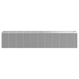 Garden Shed Light grey Galvanised Steel Large Garden Shed 3188251