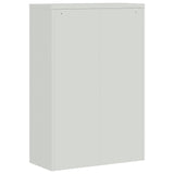 ZNTS File Cabinet Light Grey 90x40x180 cm Steel 3188319