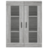 Wall Mounted Cabinet Grey Sonoma 69.5x34x90 cm 828498