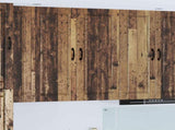 Wall Cabinet PORTO Old Wood 40 x 31 x 100 cm Engineered Wood 885473