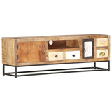TV Cabinet 120x30x40 cm Solid Reclaimed Wood 286506