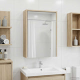 Bathroom Mirror Cabinet Sonoma Oak 43 x 16 x 62.5 cm 889137