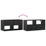 TV Cabinet Black 80x31x39.5 cm Engineered Wood and Metal 848919