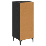 Sideboard Black Oak 34.5 x 34 x 90 cm Engineered Wood 880927