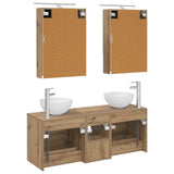 Bathroom Furniture Set 5 pcs Artisan Oak 3406726