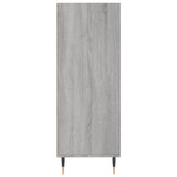 Bookcase Grey Sonoma 69.5x32.5x90 cm Engineered Wood 828346