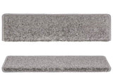 Stair Mats 15 pcs 65x21x4 cm Grey Rectangular Edge 134575