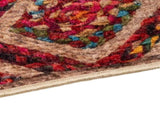 Rug Runner MARSA Multicolour 100 x 200 cm Polyester and PVC 42023272