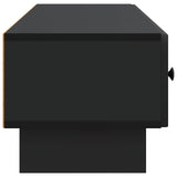 TV Cabinet with Drawer Black 147 x 34.5 x 30 cm Engineered Wood 894016