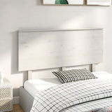 Bed Headboard White 144x6x82.5 cm Solid Wood Pine 819171