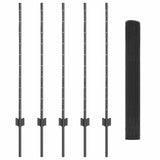 Welded Wire Fence with Post 10 x 1 m 3336565