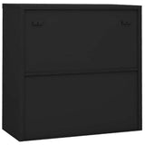 Sliding Door Cabinet with Planter Box Anthracite Steel 3095265