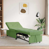 Sofa Bed Light Green 194 x 67 x 82 cm Velvet 42008597