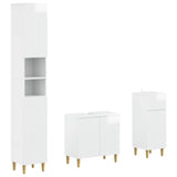 3 Piece Bathroom Cabinet Set ARNHEM Engineered Wood 3417850