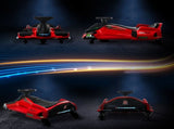 12V Kids Electric Go Kart with Music, LED Lights, Slow Start, Red T3398P348406