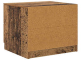 Bedside Cabinet 2 pcs Old Wood 45 x 39 x 50cm Engineered Wood 880507