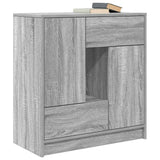 Sideboard with Drawers and Doors Grey Sonoma 70.5x34x74.5 cm 861846
