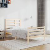Bed Frame without Mattress Solid Wood 100x200 cm 3105850