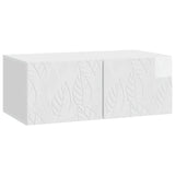 Wall-Mounted TV Cabinet 98 x 31 cm High Gloss White 898899