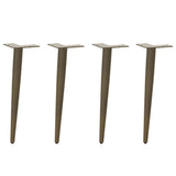 Coffee Table Legs Conical Shape 4 pcs Natural Steel 42-43 cm Steel 4012515
