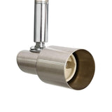 Ceiling Spotlight Nickel 176.5 x 9.5 x 14 cm Steel 4108211