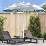 Beach Parasol Blue and White 263 x 263 x 272 cm 4010669