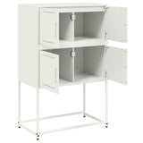 Sideboard White 68.5x38.5x107 cm Steel 846487