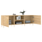 TV Cabinet Sonoma Oak 150x30x50 cm Engineered Wood 829087