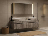 Bathroom Cabinet Set 4 pcs Grey Sonoma Engineered Wood 3406628
