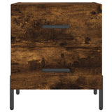 Bedside Cabinet Smoked Oak 40x35x47.5 cm Engineered Wood 827334