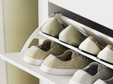 Modern Two-Drawer Shoe Cabinet - White T3398P343096