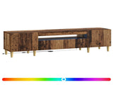 LED TV Cabinet Old Wood Engineered Wood 896693