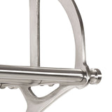 Luggage Rack with Coat Hangers Wall Mounted Aluminium 357832