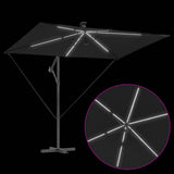 Umbrella Black 294 x 200 x 270 cm Polyester and Aluminium 42003395