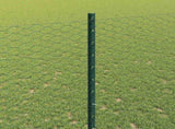 Welded Wire Fence 10 x 1.4 m PVC-Coated Steel Green 3336689