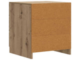 Bedside Cabinet Artisan Oak 43 x 41 x 63.5 cm Engineered Wood 895714