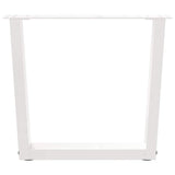 Coffee Table Legs V-Shape 2 pcs White 50x cm Steel 4012629