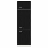Hanging Cabinet Lyon Black Oak 60 x 31 x 207 cm Engineered Wood 863149