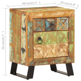 Bedside Cabinet 40x30x50 cm Solid Reclaimed Wood 320377