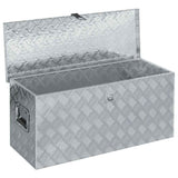 Aluminium Box 90.5x35x40 cm Silver 142940