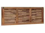 Bed Headboard Natural Solid Teak Wood 42024553