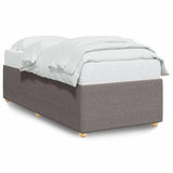 Bed Frame without Mattress Taupe 90x190 cm Single Fabric 3284904