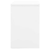 Filing Cabinet White Steel 90x46x72.5 cm Durable Filing Cabinet 336286